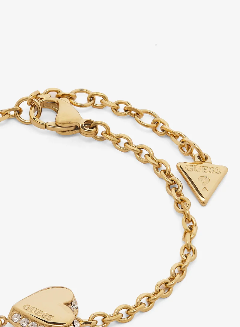GUESS  Heart Bracelet And  Studs for Women | Best Price UAE
